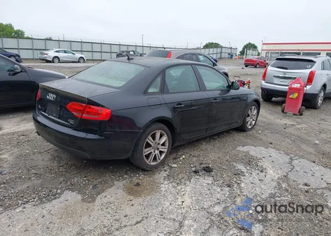 2010 Audi A4 2.0T Premium from USA, damaged, VIN WAUBFAFL3AN069782